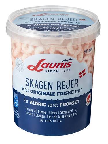 MSC Skagen rejer i lage, count 150-225, 900 g