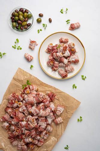 Cocktailpølser med bacon, ca. 12-13 g, 1,5 kg