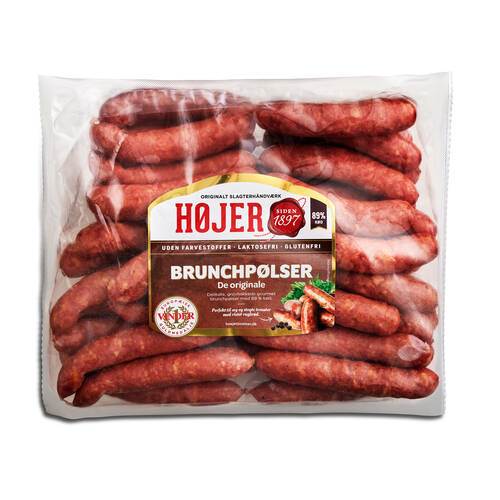 Brunchpølser, grove, ca. 20 g, 1 kg