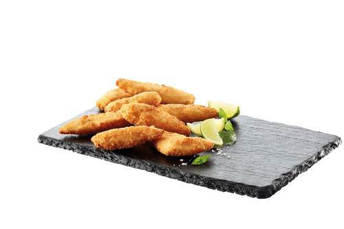 Kyllingeinderfilet, paneret, 30-50 g/stk, 2,5 kg
