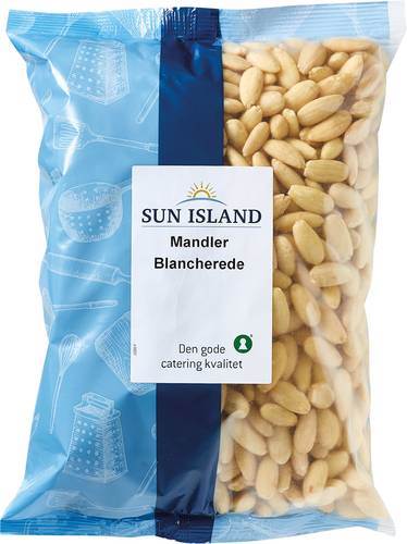Mandler hele blancherede, 1 kg
