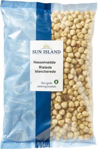 Hasselnødder ristede/blancherede, 1 kg