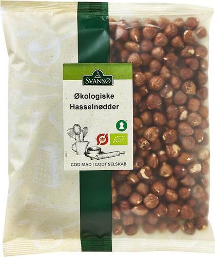 Hasselnötter, ekologiska, 500 g