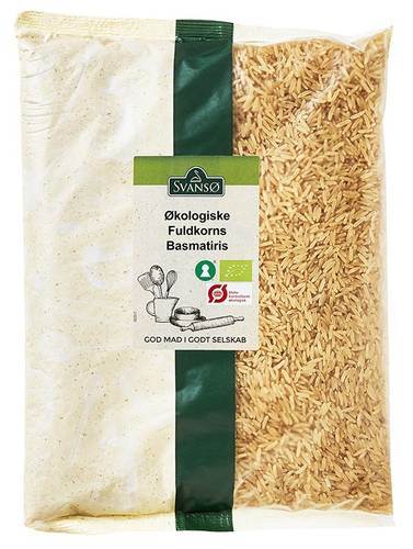 Ris brunt basmati, ekologiskt, 1 kg