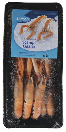 Jomfruhummer, 17-20 stk, 1 kg
