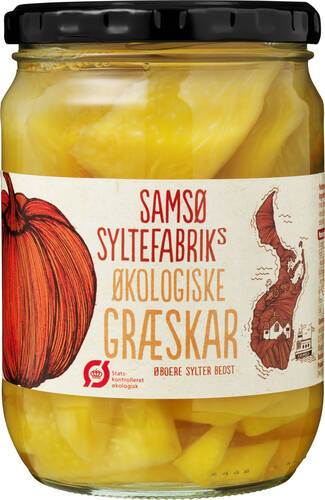 Pumpa syltad, strimlad, ekologisk, 570 g