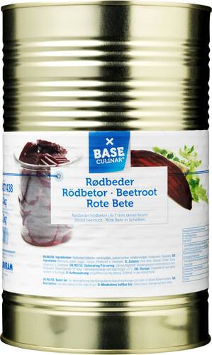 Rödbetor skivade, 4,4 kg