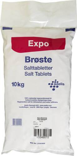 Salttabletter Expo, til blødgøring af vand, 10 kg