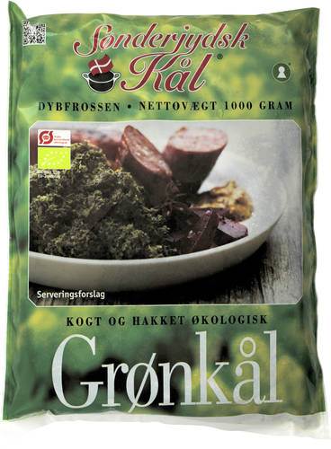 Sønderjydsk grønkål, hakket og kogt, 1 kg