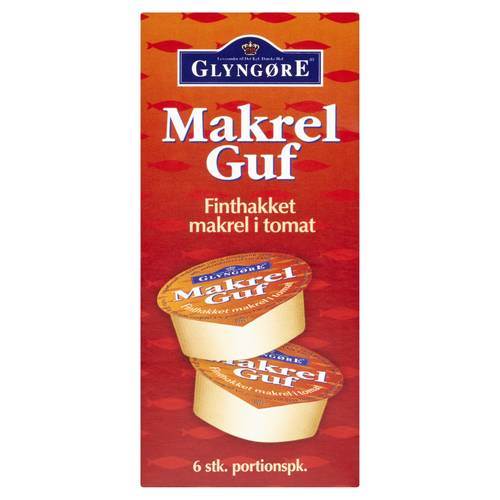 Makrelguf i portioner, 6 x 22 g