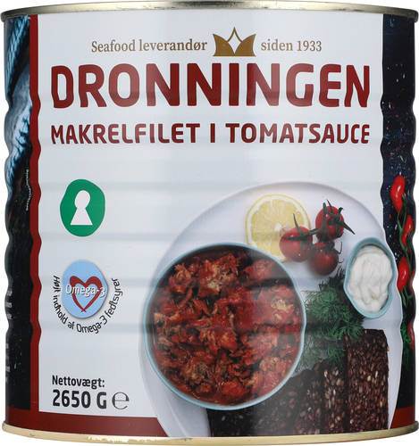 Makrel i tomat, 2,65 kg