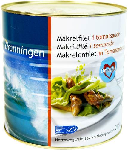 MSC makrel i tomat, 2,65 kg