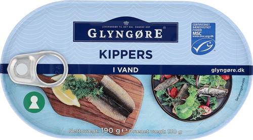 MSC Kippers i vand, 190 g