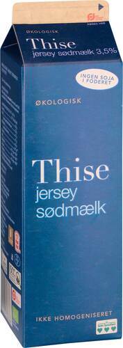 Mjölk 3,5% Jersey, ej homogeniserad, ekologisk, 1 l