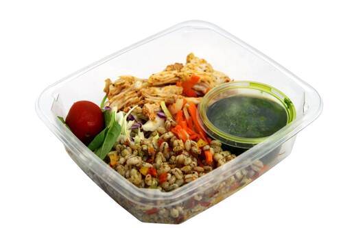 Sallad med korngryn och kyckling, 300 g