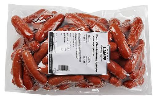 Brunchpølser chorizo okse, 25 g