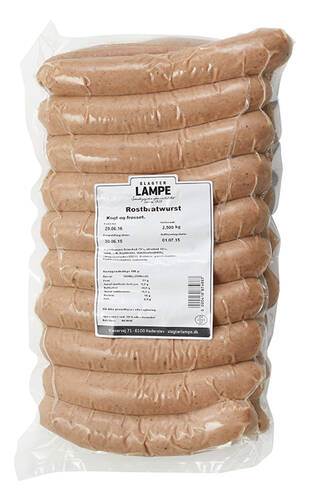 Rostbratwurst 150 g, 2,5 kg