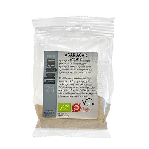 Agar agar pulver, ekologiskt, 30 g