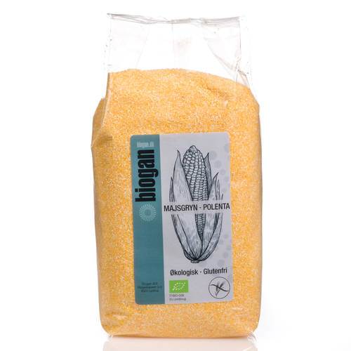 Polenta majsgryn, glutenfri, ekologisk, 1 kg
