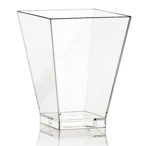 Dessertbägare Kova 160 ml, klar, fyrkantig 58 x 58 x 76 mm, utan lock, 400 st