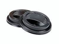 Lock till pappersmugg 34/45 cl, hög, svart, 1000 st