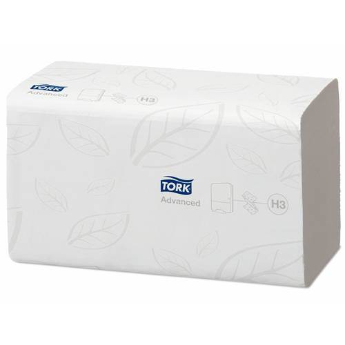 Pappershandduk Tork Soft H3 Advanced, 2-lags, Z-fold, 3750 st