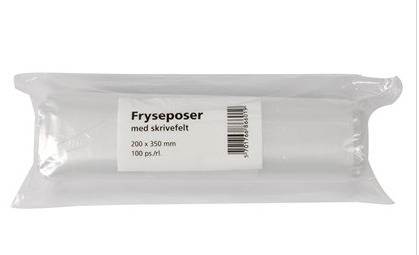 Fryspåsar 3 l, med skrivfält, 20 x 35 cm, 100 påsar