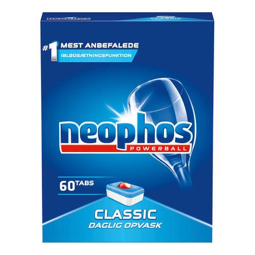 Neophos Powerball, maskinopvasketabs, 60 stk