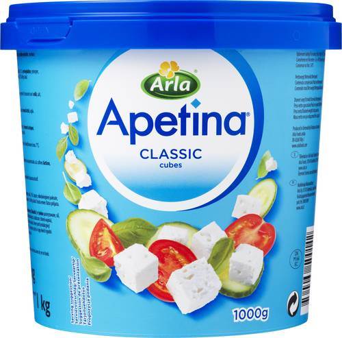 Apetina Classic 45+ (20%), tärningar i lake, 1 kg