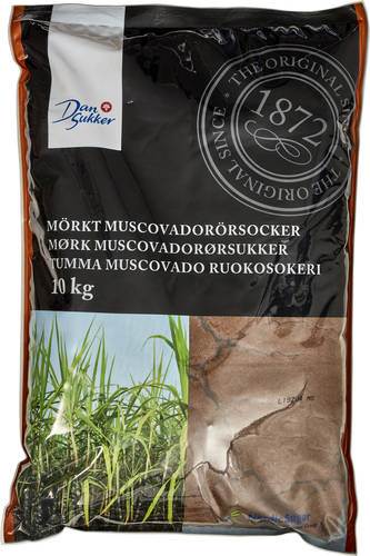 Muscovadosocker, Mörk, 10 kg