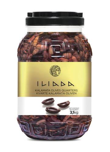 Kalamata oliver, kvart, 3,1 kg