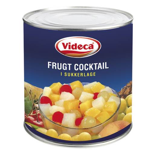 Frugtcocktail i sirup, 3 kg