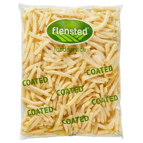 Pommes frites coatede, til friture, 10 mm lige, 2,5 kg