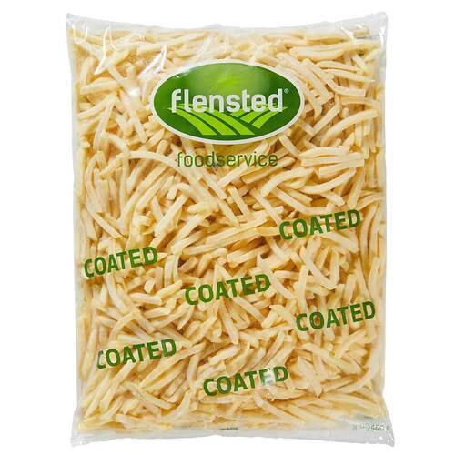 Pommes frites julienne, coated, til friture, 7 mm lige, 2,5 kg