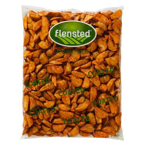 Kartoffelbåde med barbecue, til ovn og friture, 2,5 kg