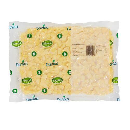 Kartofler i tern 15 mm, forkogte, med salt, 3 kg