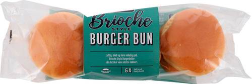 Brioche, hamburgerbröd, 300 g