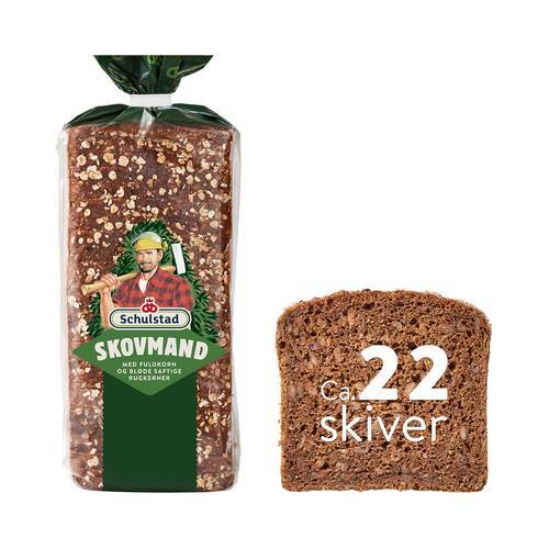 Rågbröd skovmand, 22 skivor, 1000 g
