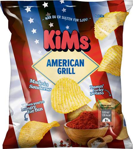 Chips American grill, mini påsar, 24 x 25 g