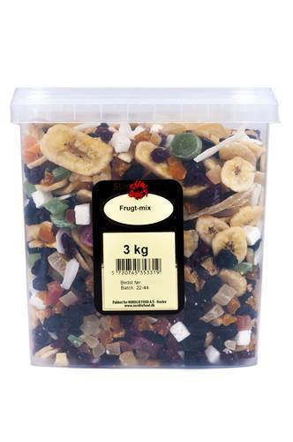 Fruktmix med tranbär, 3 kg