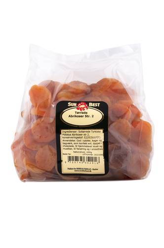 Aprikoser, torkade, strl. 2, 1 kg