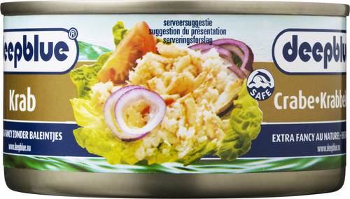 Lyxig krabba med 35% klokött, 170 g