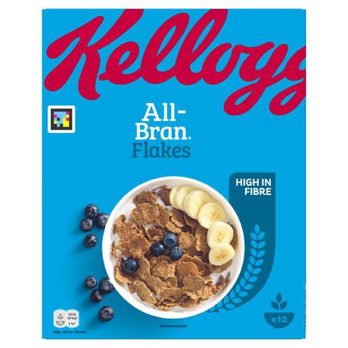 All Bran Regular flakes, Kelloggs, 375 g