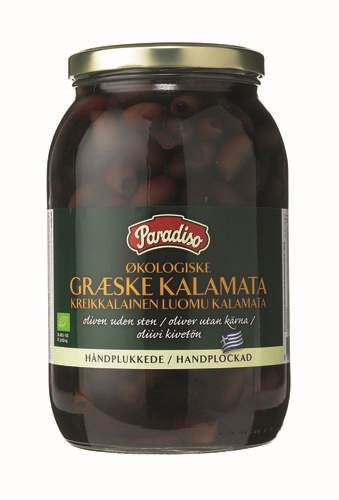 Kalamata oliver utan kärna, grekiska, ekologiska, 1,85 kg