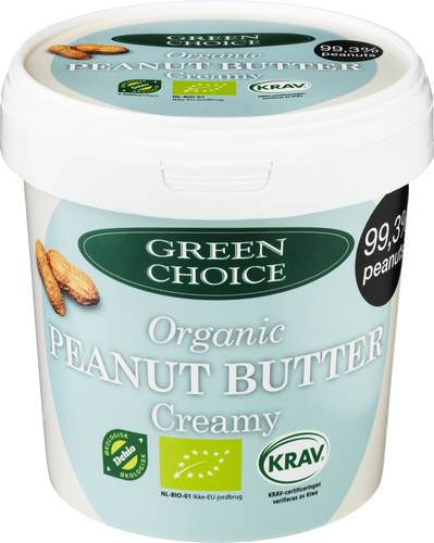 Jordnötssmör, Creamy, ekologisk, 1 kg