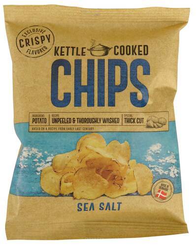 Chips kettle cooked havssalt, 40 g
