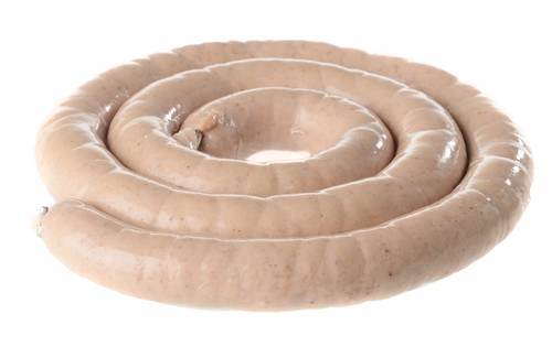 Kogt medister i ring, vakuum, ca. 1 kg