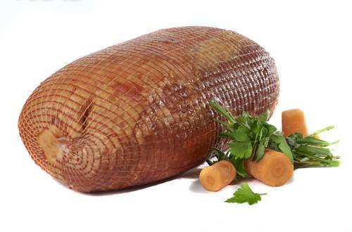 Skinke club, røget, rå, i net, ca 5 kg