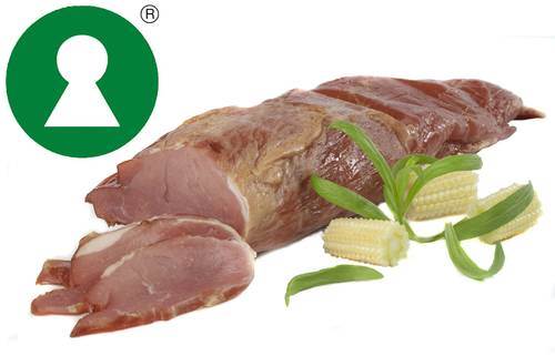 Fläskfilé av gris rökt, ca 400 - 500 g