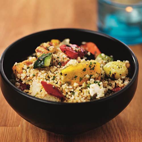 Grekisk bulgur med grönsaker och ost, 6 kg